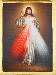 Icône Religieuse du Christ Miséricordieux - 24cm