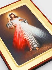 Icône Religieuse du Christ Miséricordieux - 24cm