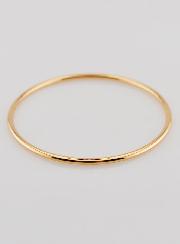 Bracelet Jonc en Plaqué Or - 54mm