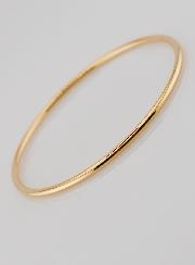 Bracelet Jonc en Plaqué Or - 54mm