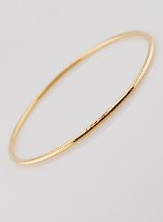 Bracelet Jonc en Plaqué Or - 66mm