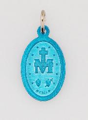 Médaille Miraculeuse Bleue 18mm - Prière en Français