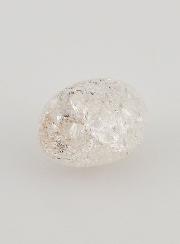 Pierre Roulée de Cristal de Roche Craquelé - 3cm