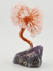 Arbre de Vie Quartz Rose & Améthyste - 12cm