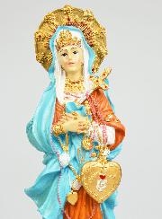 Statue Religieuse de Notre Dame des Solidarités - 30cm