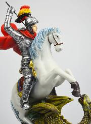 Statue Religieuse de Saint Georges - 30cm