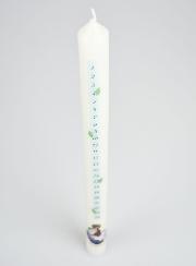 Bougie de l'Avent - Blanche