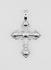 Pendentif Croix Orthodoxe en Argent 925/1000 - 20mm
