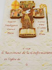 Cadeau de Confirmation - Croix & Certificat