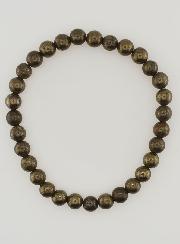Bracelet en Pierre Naturelle de Pyrite A - 6mm