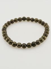 Bracelet en Pierre Naturelle de Pyrite A - 6mm