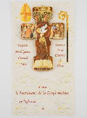 Croix Enfant en Bois & Certificat de Confirmation