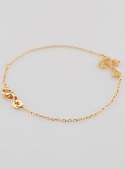 Bracelet Religieux en Plaqué Or - Croix Baroque