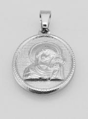 Médaille Vierge du Perpétuel Secours en Acier Inoxydable - 21mm