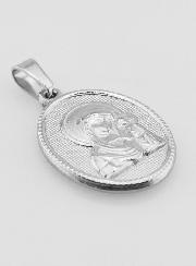 Médaille Vierge du Perpétuel Secours en Acier Inoxydable - 21mm