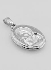 Médaille Vierge du Perpétuel Secours en Acier Inoxydable - 21mm