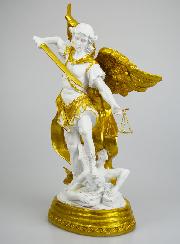 Statue Religieuse de Saint Michel avec Balance - 40cm