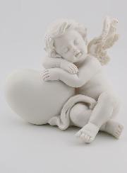 Statue Ange sur Coeur - Lot de 2