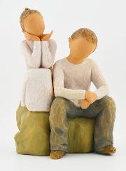 Statue Willow Tree Frère & Soeur - 14cm