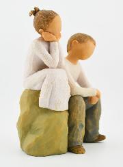 Statue Willow Tree Frère & Soeur - 14cm