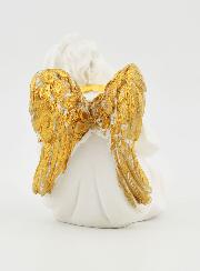 Statue Religieuse Ange Assis 6,5cm