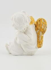 Statue Religieuse Ange Assis 6,5cm