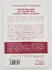 Livret de Neuvaine - L'Immaculée Conception