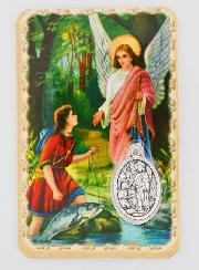 Carte de Prière & Médaille - Saint Raphaël