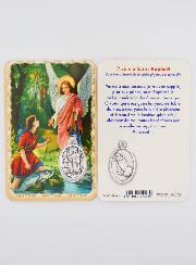 Carte de Prière & Médaille - Saint Raphaël