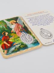 Carte de Prière & Médaille - Saint Raphaël