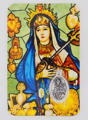 Carte de Prière & Médaille - Notre Dame des Douleurs