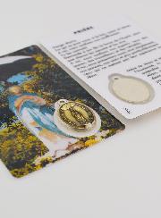 Carte de Prière & Médaille - Vierge au Parasol