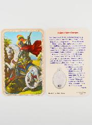 Carte de Prière & Médaille - Saint Georges