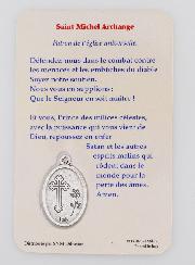 Carte de Prière & Médaille - Saint Michel Archange