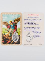 Carte de Prière & Médaille - Saint Michel Archange