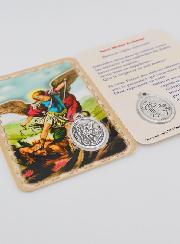Carte de Prière & Médaille - Saint Michel Archange