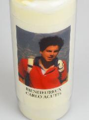 Bougie de Neuvaine à Carlo Acutis