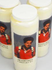 Lot de 3 Bougies de Neuvaine à Carlo Acutis