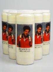 Lot de 6 Bougies de Neuvaine à Carlo Acutis