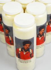 Lot de 6 Bougies de Neuvaine à Carlo Acutis