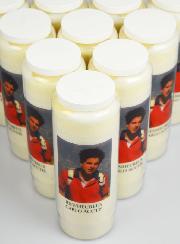 Lot de 10 Bougies de Neuvaine à Carlo Acutis