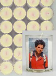 Lot de 10 Bougies Veilleuses Bienheureux Carlo Acutis