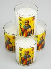 Lot de 4 Bougies Veilleuses Sainte Barbe