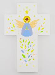 Croix en Bois Louanges - Ange Gardien