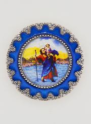 Plaque Auto Magnet de Saint Christophe - 4cm