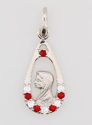 Médaille Goutte Ajourée Vierge Marie