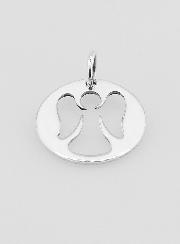 Médaille en Argent Ajourée 15mm - Ange Gardien