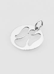 Médaille de Baptême Fille en Argent - Ange Gardien