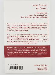 Livret de Neuvaine Saint Antoine de Padoue - Pour les Affligés