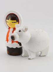 Crèche de Noël - Inuit et Ours